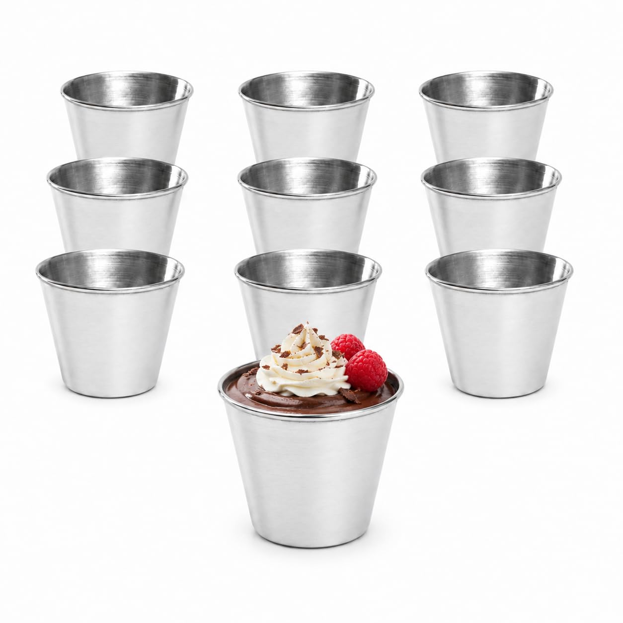 Amazon | Asdays プリンカップ 製菓用品 耐熱 カップ容器 ゼリー型
